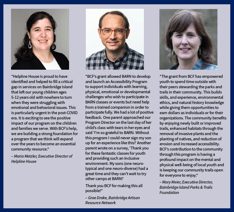 From Opportunity to Impact: Bainbridge Community Foundation Celebrates ...